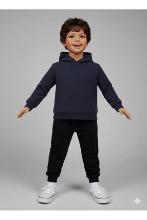 Çocuk Unisex Kapüşonlu Sweatshirt